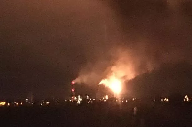 Stanlow oil refinery's dramatic flaring process explained