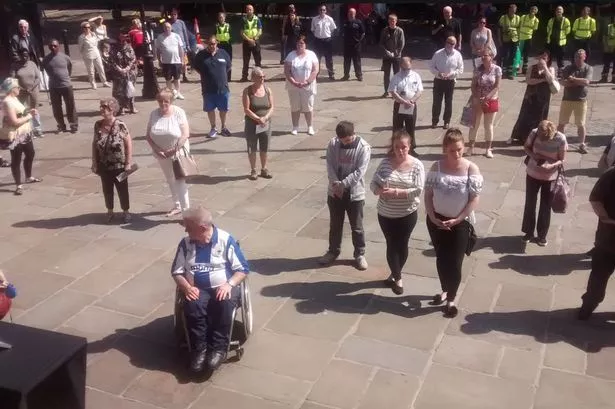 Chester unites for minute's silence to remember fallen Manchester victims